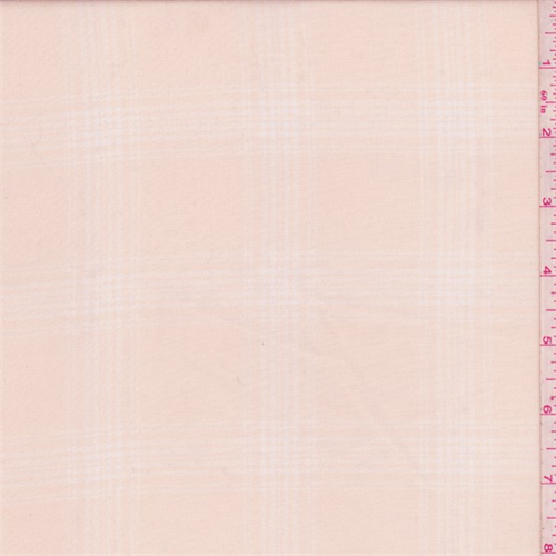 Apricot Plaid Chiffon