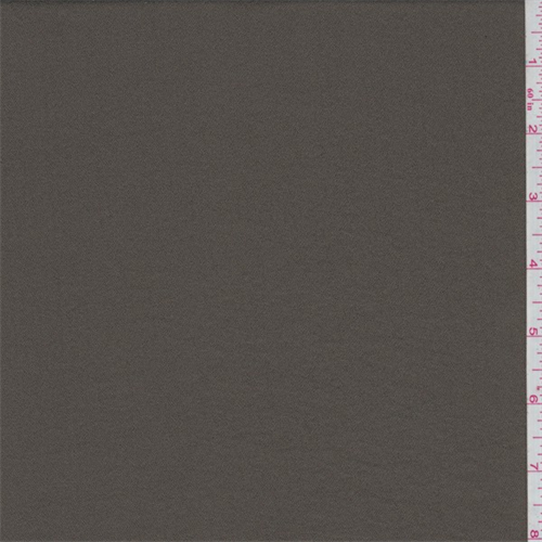 Dusty Olive Green Polyester Crepe