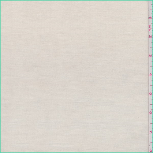 Winter White Wool Blend Jersey Knit