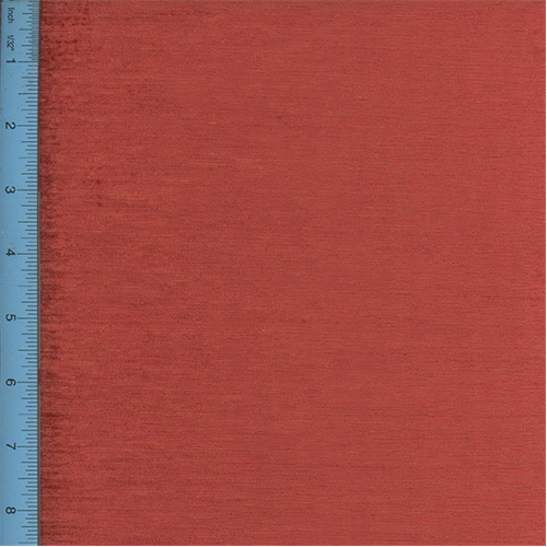 Chenille Empress Red-Orange Home Decorating Fabric DFW50987