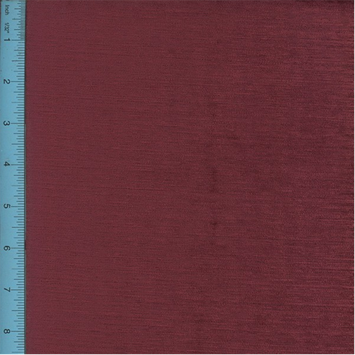 Chenille Empress Royal Red Home Decorating Fabric DFW50997