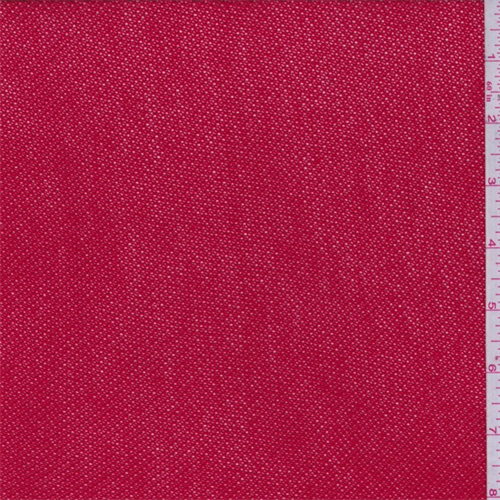 Bright Red Rayon Sweater Knit