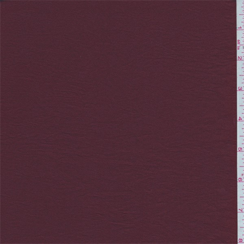 Dark Rust Crinkled Crepe de Chine