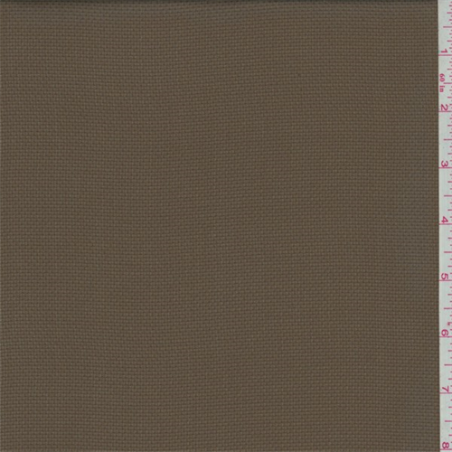 Olive Brown Pique Chiffon