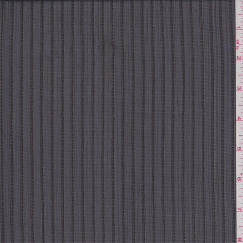 Black Satin Stripe Chiffon