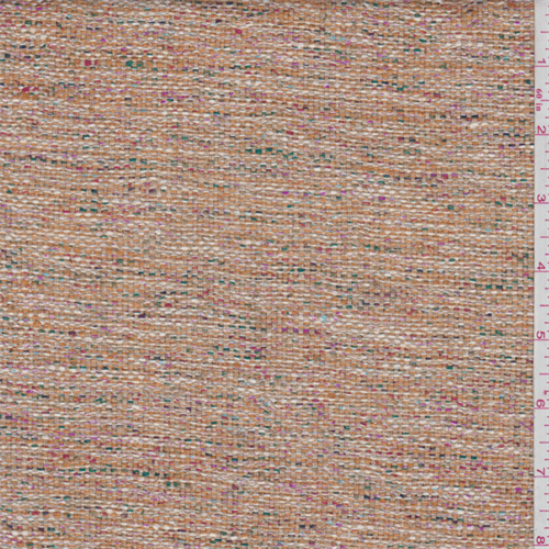 *4 YD PC--Gold Multicolor Silk Suiting