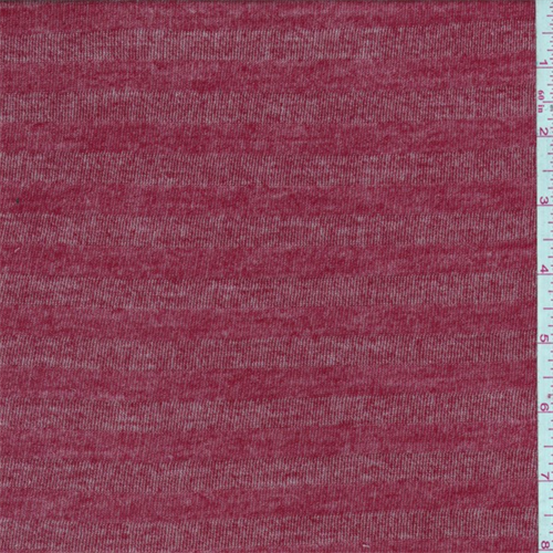 Rouge Red Stripe Jersey Knit
