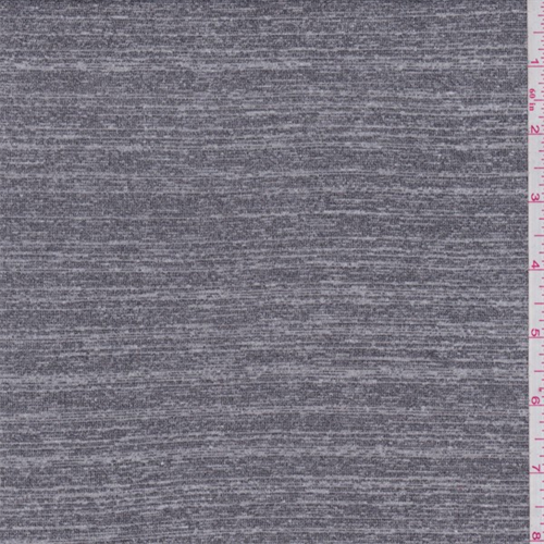 Heather Slate Grey Rayon Jersey Knit