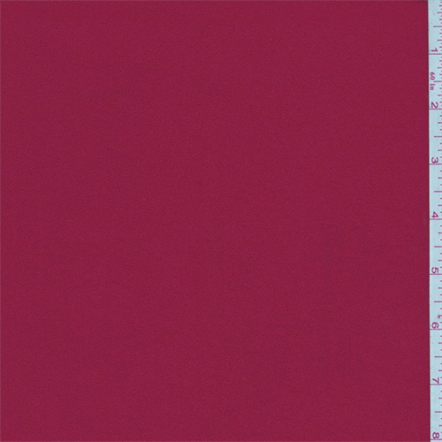 Rio Red Polyester Crepe