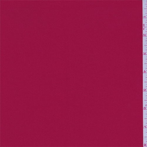 New Red Polyester Crepe