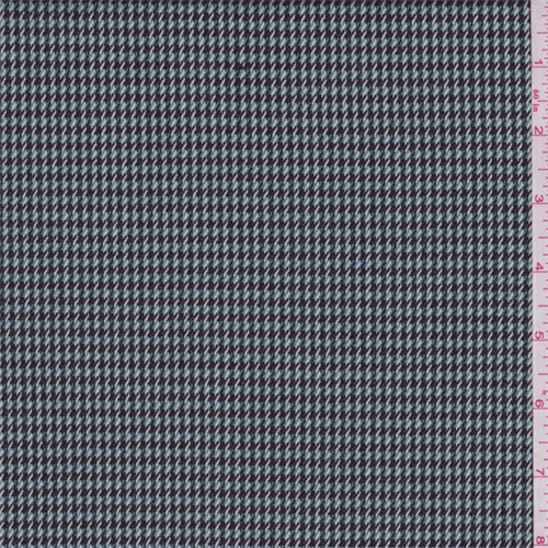 Teal/Black Houndstooth Suiting