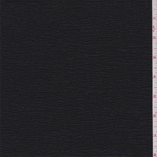 Black Shimmer Crinkled Crepe