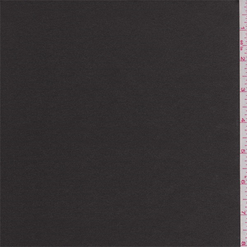 Smoke Black Polyester Satin