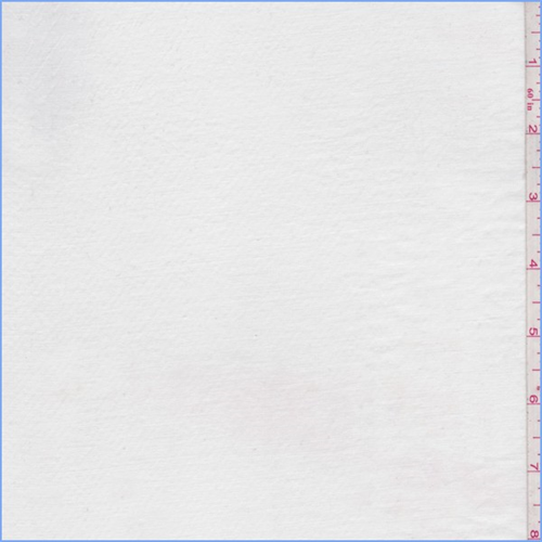 Chalk White Polyester Twill Lawn