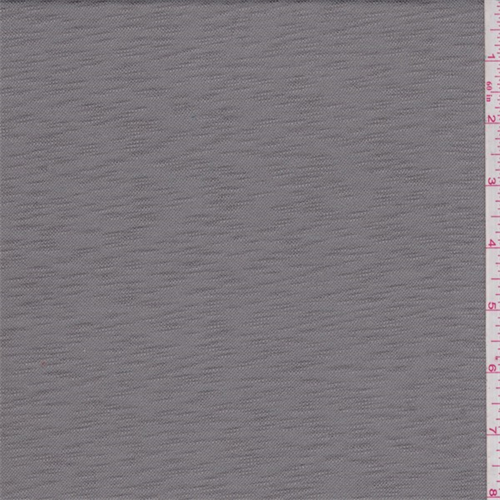 Concrete Grey Slubbed Jersey Knit