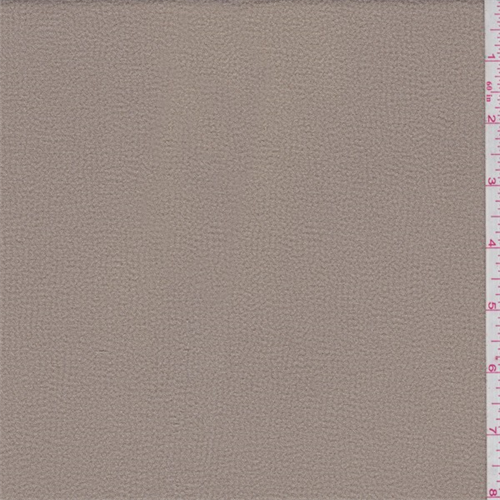 Khaki Tan Hammered Crepe
