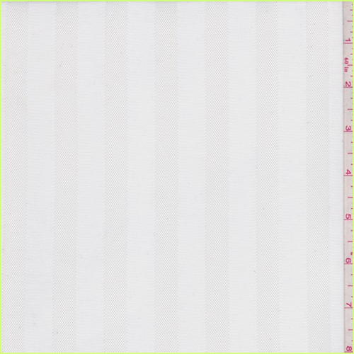 White Stripe Polyester Mesh