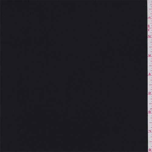 Black Polyester Crepon