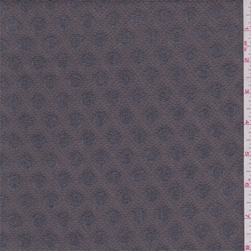 Bark Brown Dot Boucle Mesh Knit