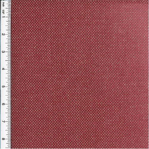 Linen Blend Chenille Envy Poppy Red Home Decorating Fabric DFW51041