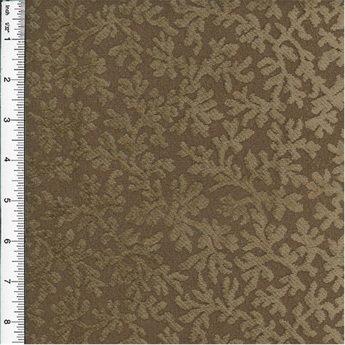 Chenille Jacquard Fractal Brown Home Decorating Fabric DFW51049