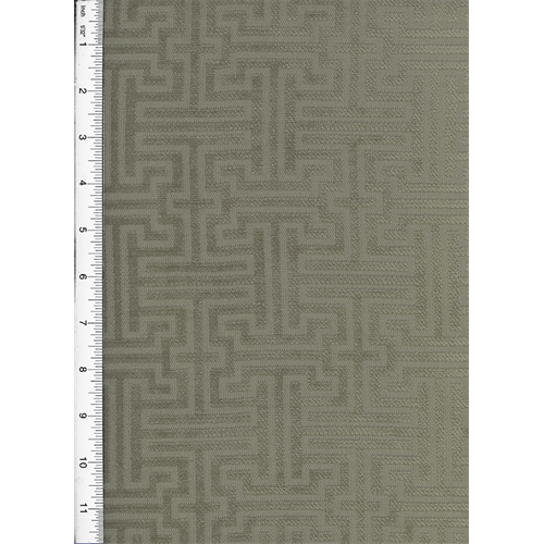 Chenille Woven Maze Taupe Gray Home Decorating Fabric