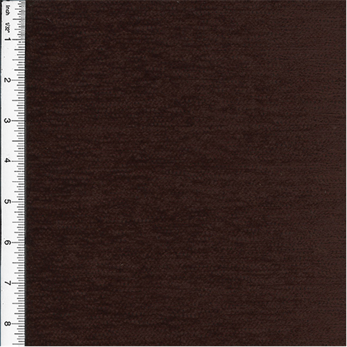 Chenille Veranda Chocolate Brown Home Decorating Fabric DFW51056