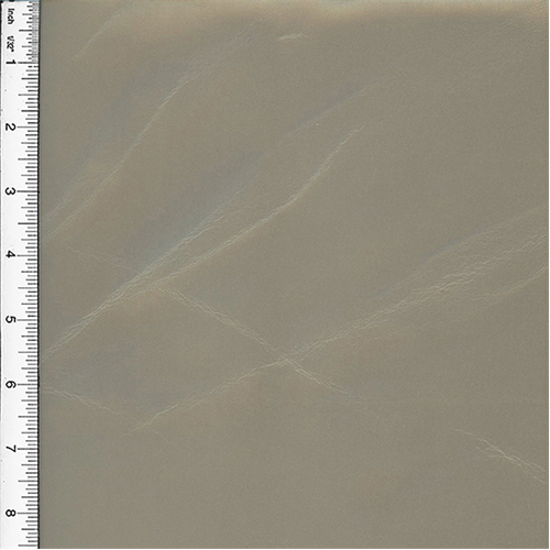 Metallic Pleather Silver Beige Home Decorating Fabric DFW51071