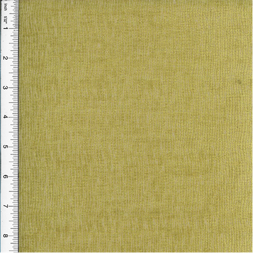 Designer Peridot Green Rhythm Chenille Home Decorating Fabric DFW51077