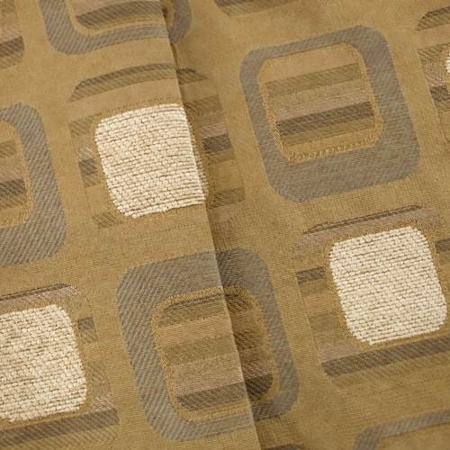 Beige/Brown Jacquard Square Home Decorating Fabric