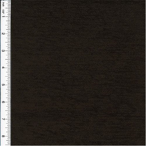 Chenille Veranda Soil Brown Home Decorating Fabric DFW51100