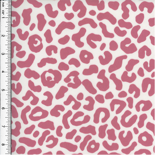 Designer Pink/White Rimspot Print Velveteen Performance Home Decorating Fabric DFW51126
