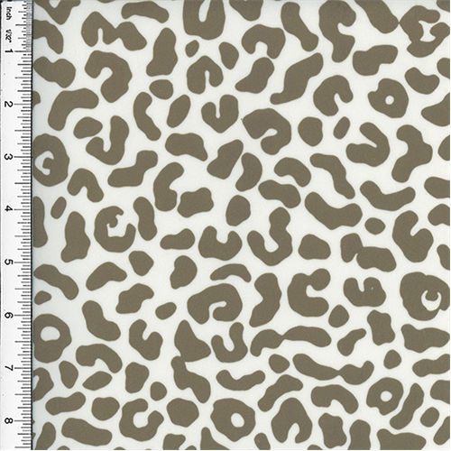 Designer Gray/White Rimspot Print Velveteen Performance Home Decorating Fabric DFW51128