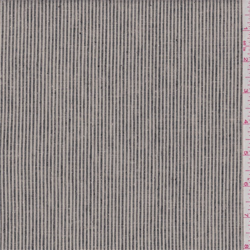 Natural/Navy Stripe Linen