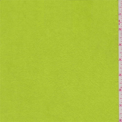 Electric Lime Shimmer Jersey Knit