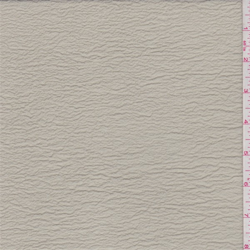 Light Chai Tan Shimmer Crinkled Crepe