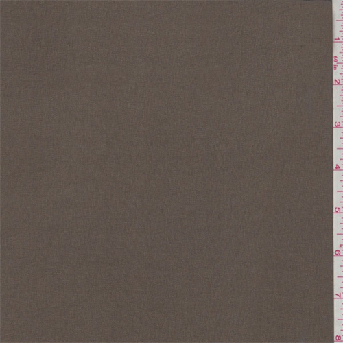 Carob Brown Mini Grid Chiffon