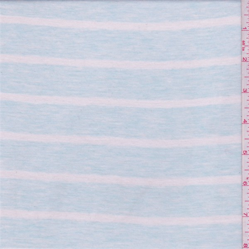 Ice Blue Stripe Jersey Knit
