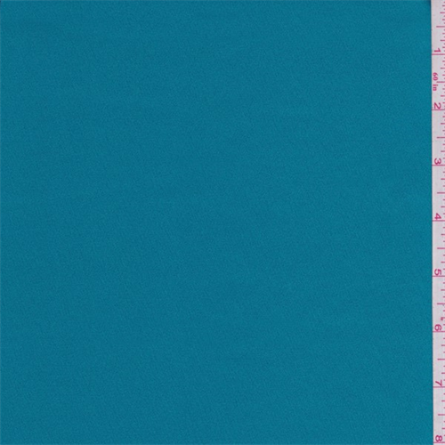 Teal Blue Stretch Satin