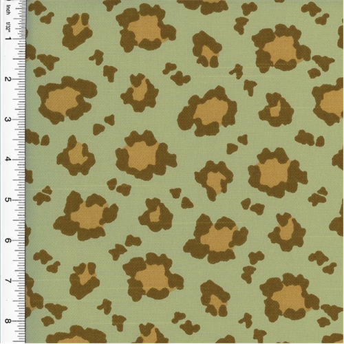 Designer Cotton Multi Leopard Print Decorating Fabric DFW51190
