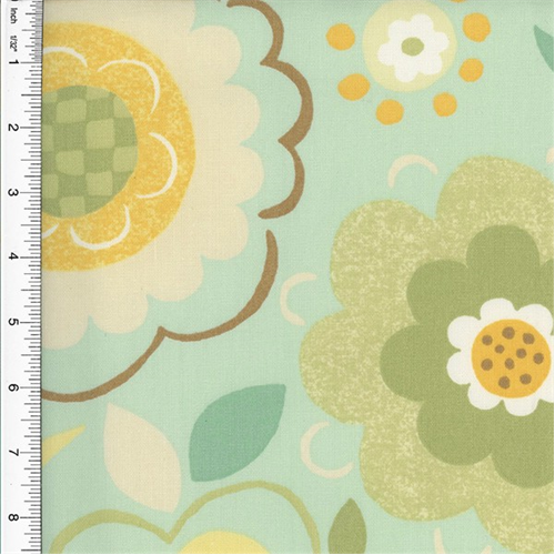 Designer Cotton Blue/Multi Floral Print Decorating Fabric DFW51279