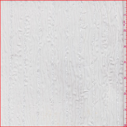 Soft Ivory Embroidered Chiffon