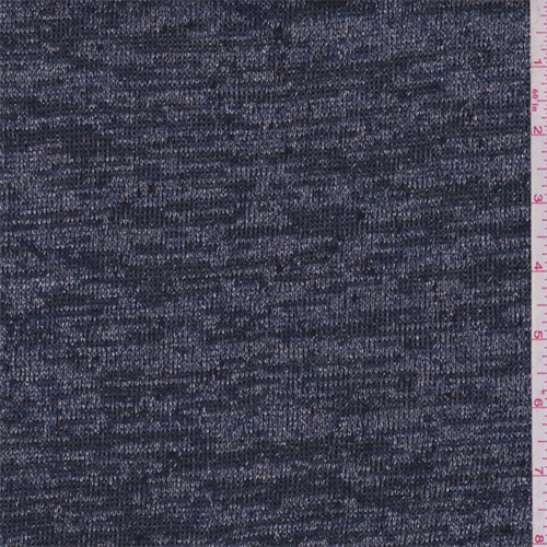 Deep Blue/Silver Sweater Knit