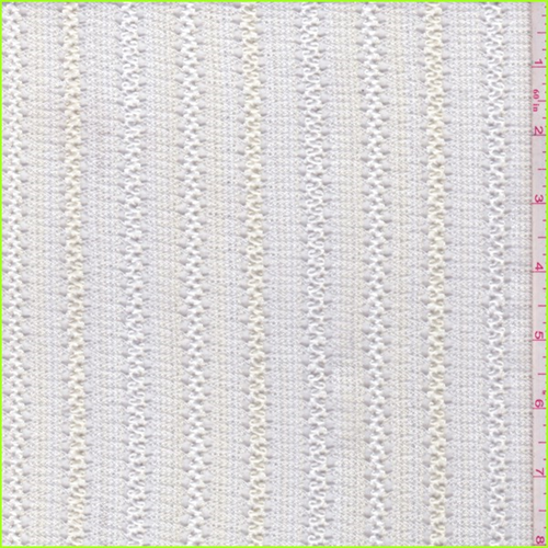 White/Yellow Crochet Sweater Knit