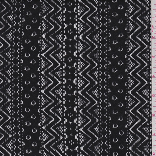Black Stripe Lace