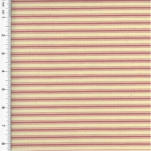 Stripe Cotton Print Pink Home Decorating Fabric DFW51364
