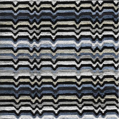 Designer Multicolor Skyscraper Zaney Stripe Home Decorating Fabric DFW50868