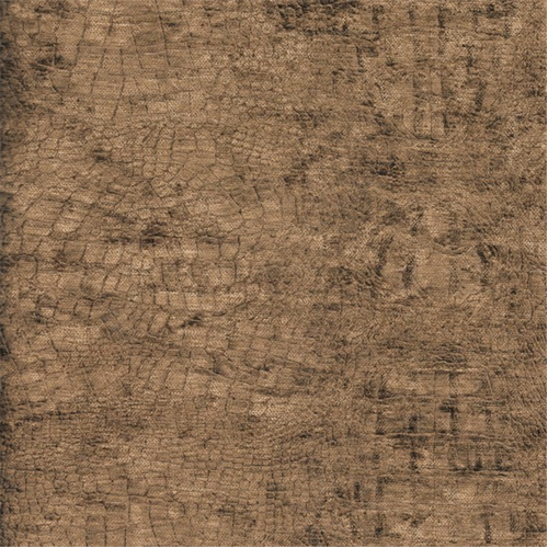 Chenille Crocodilian Brown Home Decorating Fabric DFW50873