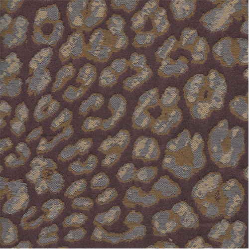 Purple/Beige Jacquard Serval Eggplant Home Decorating Fabric DFW50879