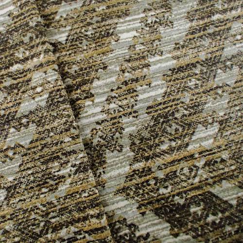 Designer Brown/Gray Mineral Rustique Cotton Print Home Decorating Fabric